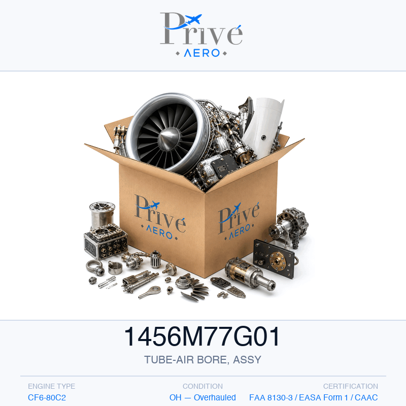 P/N 1456M77G01 TUBE-AIR BORE, ASSY 1456M77G01 TUBE-AIR BORE, ASSY – Privé Aero